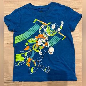 Disney Toy Story Blue Tee with Green Accents Size 2T